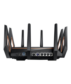 GT-AX11000 Tri-band WiFi Gaming Router | ROG Rapture | 802.11ax | 4804+1148 Mbit/s | 10/100/1000 Mbit/s | Ethernet LAN (RJ-45) 