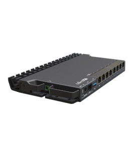 MikroTik Wired Ethernet Router RB5009UG+S+IN, Quad core 1.4 GHz CPU, 1xSFP+, 7xGigabit LAN, 1x2.5G LAN, 1xUSB, Can be powered i