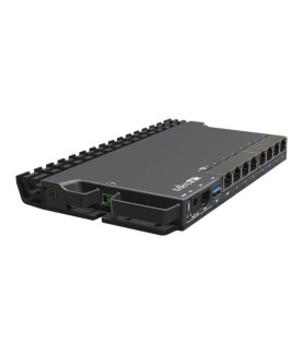 MikroTik Wired Ethernet Router RB5009UG+S+IN, Quad core 1.4 GHz CPU, 1xSFP+, 7xGigabit LAN, 1x2.5G LAN, 1xUSB, Can be powered i