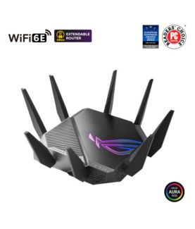 Wi-Fi 6 Tri-Band Gigabit Gaming Router | ROG GT-AXE11000 Rapture | 802.11ax | 1148+4804+4804 Mbit/s | 10/100/1000/2500 Mbit/s |