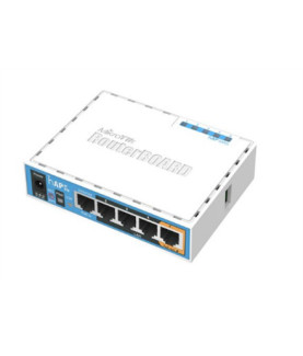 MikroTik | RB952Ui-5ac2nD | hAP ac lite | 802.11ac | 2.4/5.0 | 867 Mbit/s | 10/100 Mbit/s | Ethernet LAN (RJ-45) ports 5 | MU-M