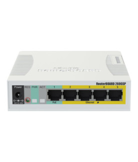 Cloud Router Switch | RB260GSP | 1000 Mbit/s | Ethernet LAN (RJ-45) ports 5 | 12 month(s)