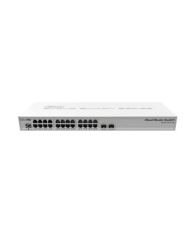 MikroTik | Cloud Router Switch CRS326-24G-2S+RM | Managed L3 | Rackmountable | Gigabit Ethernet (copper) ports quantity 24 | SF