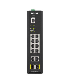 D-LINK DIS-200G-12PS L2 Managed Industrial Switch with 10 10/100/1000Base-T and 2 1000Base-X SFP ports | D-Link | Switch | DIS-