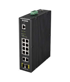 D-LINK DIS-200G-12PS L2 Managed Industrial Switch with 10 10/100/1000Base-T and 2 1000Base-X SFP ports | D-Link | Switch | DIS-