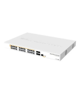 MikroTik | CRS328-24P-4S+RM Gigabit Ethernet POE/POE+ router/switch | Managed L3 | Rackmountable | Gigabit Ethernet (copper) po