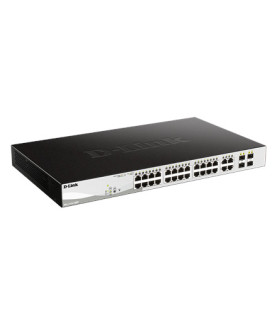 D-Link | Switch | DGS-1210-28MP | Web Management | Rack mountable | Gigabit Ethernet (copper) ports quantity 24 | SFP ports qua