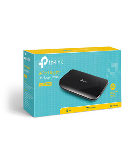 TP-LINK | Switch | TL-SG1008D | Unmanaged | Desktop | Gigabit Ethernet (copper) ports quantity 8 | Power supply type External |