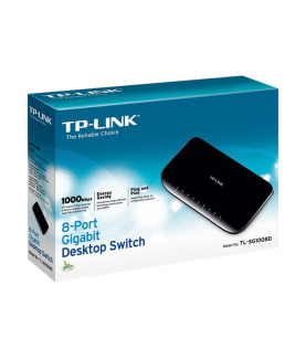 TP-LINK | Switch | TL-SG1008D | Unmanaged | Desktop | Gigabit Ethernet (copper) ports quantity 8 | Power supply type External |