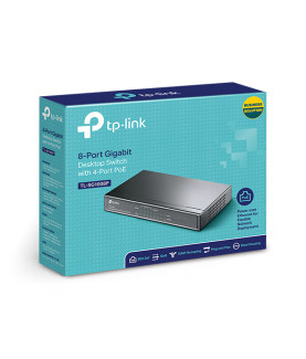 TP-LINK | Switch | TL-SG1008P | Unmanaged | Desktop | Gigabit Ethernet (copper) ports quantity 8 | Power over Ethernet (PoE) po