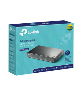 TP-LINK | Switch | TL-SG1008P | Unmanaged | Desktop | Gigabit Ethernet (copper) ports quantity 8 | Power over Ethernet (PoE) po