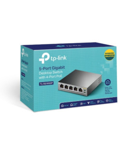 TP-LINK | Switch | TL-SG1005P | Unmanaged | Desktop | Gigabit Ethernet (copper) ports quantity 5 | Power over Ethernet (PoE) po