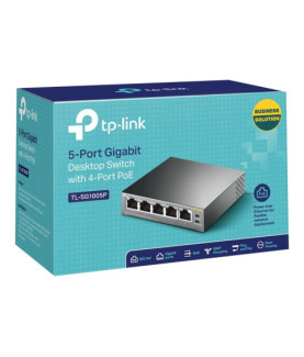 TP-LINK | Switch | TL-SG1005P | Unmanaged | Desktop | Gigabit Ethernet (copper) ports quantity 5 | Power over Ethernet (PoE) po