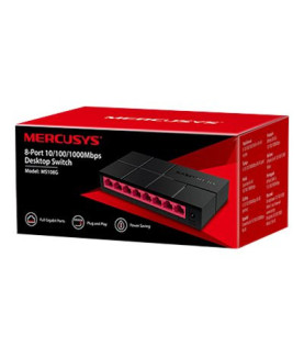 Mercusys | Switch | MS108G | Unmanaged | Desktop | Power supply type External