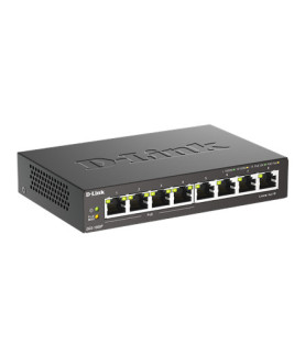 D-Link | 8-Port Gigabit PoE Switch (4xPoE) | DGS-1008P | Unmanaged | Desktop | Power supply type External