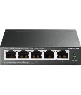 TP-LINK | 5-Port Gigabit Easy Smart Switch with 4-Port PoE+ | TL-SG105MPE | Managed L2 | Desktop | 60 month(s)