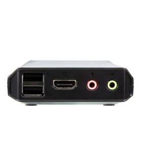 Aten | 2-Port USB 4K HDMI Cable KVM Switch with Remote Port Selector | CS22H-AT