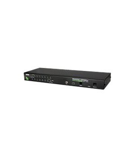 Aten | 16-Port PS/2-USB VGA KVM Switch with Daisy-Chain Port and USB Peripheral Support | CS1716A