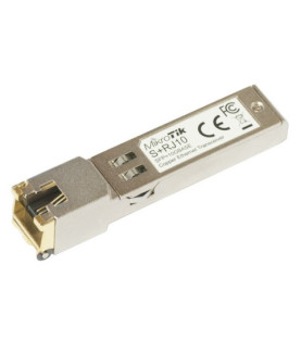 MikroTik | S+RJ10 | SFP+ | Copper | RJ-45 | 10/100/1000/10000 Mbit/s | Maximum transfer distance 200 m | COMPATIBLE ONLY WITH A