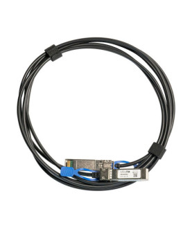 MikroTik | 25GBase Direct Attach Cable | XS+DA0001 | SFP/SFP+/SFP28 | Maximum transfer distance 1 m | Supports SFP 1G/SFP+ 10G/