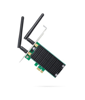 TP-LINK Archer T4E Dual Band PCI Express Adapter 2.4GHz/5GHz, 802.11ac, 300+867 Mbps, 2xDetachable antennas