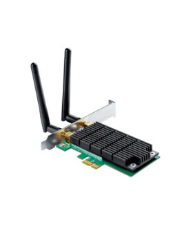 TP-LINK Archer T4E Dual Band PCI Express Adapter 2.4GHz/5GHz, 802.11ac, 300+867 Mbps, 2xDetachable antennas