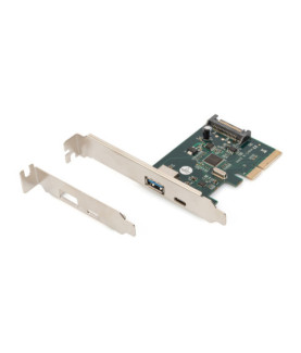 Digitus | PCIe card, USB-C 3.1 Gen 2, 10Gpbs, USB-A 3.1 | DS-30225