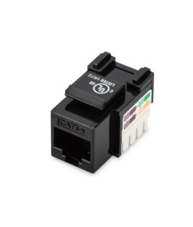 Class D CAT 5e Keystone Jack | DN-93501 | Unshielded RJ45 to LSA | Cable installation via LSA strips, color coded according to 