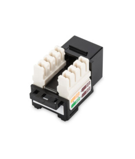 Class D CAT 5e Keystone Jack | DN-93501 | Unshielded RJ45 to LSA | Cable installation via LSA strips, color coded according to 