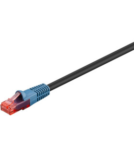 CAT 6 Outdoor-patch cable U/UTP | 94389 | Prewired, unshielded LAN cable with RJ45 plugs for connecting network components Doub