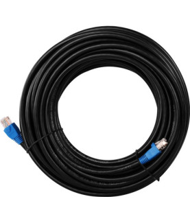 CAT 6 Outdoor-patch cable U/UTP | 94389 | Prewired, unshielded LAN cable with RJ45 plugs for connecting network components Doub