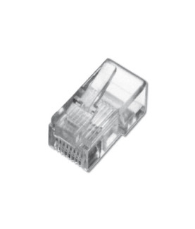 A-MO 8/8 SR | Modular Plug, for stranded Round Cable, 8P8C unshielded, CAT 5e, RJ45