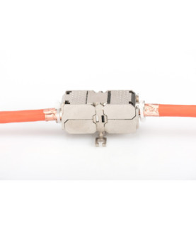 DN-93909 | Field Termination Coupler CAT 6A, 500 MHz for AWG 22-26, fully shielded, keyst. design, 26x35x80