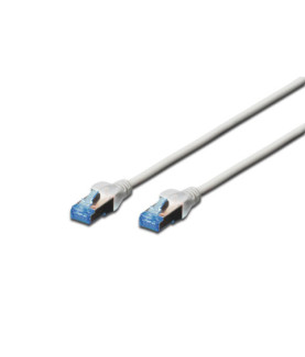 CAT 5e F-UTP | Patch cord | PVC AWG 26/7 | Grey | 3 m | Modular RJ45 (8/8) plug