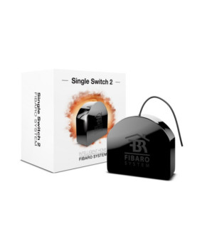 Fibaro | Single Switch 2 | Z-Wave | Black