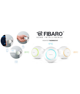 Fibaro | Radiator Thermostat Starter Pack | Z-Wave | White