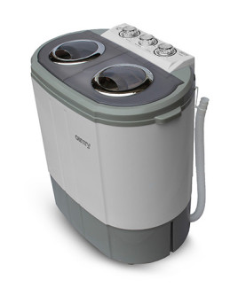 Camry | Washing machine | CR 8052 | Top loading | Washing capacity 3 kg | 1300 RPM | Depth 40 cm | Width 60 cm | White-Grey