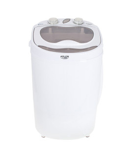 Adler | Mini washing machine | AD 8055 | Top loading | Washing capacity 3 kg | Depth 37 cm | Width 36 cm | White