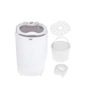 Adler | Mini washing machine | AD 8055 | Top loading | Washing capacity 3 kg | Depth 37 cm | Width 36 cm | White