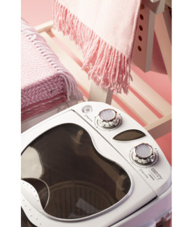 Camry | Mini washing machine | CR 8054 | Top loading | Washing capacity 3 kg | Depth 37 cm | Width 36 cm | White/Gray