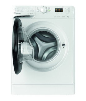 INDESIT | Washing machine | MTWSA 61294 WK EE | Energy efficiency class C | Front loading | Washing capacity 6 kg | 1151 RPM | 