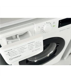 INDESIT | Washing Machine | MTWE 81495 WK EE | Energy efficiency class B | Front loading | Washing capacity 8 kg | 1400 RPM | D