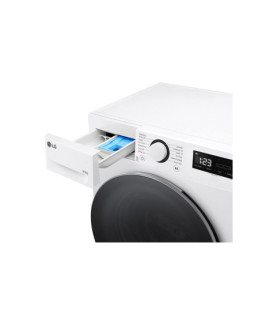 LG | Washing machine with dryer | F2DR509S1W | Energy efficiency class A-10% | Front loading | Washing capacity 9 kg | 1200 RPM