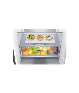 LG | Refrigerator | GBB72PZVCN1 | Energy efficiency class C | Free standing | Combi | Height 203 cm | Fridge net capacity 277 L