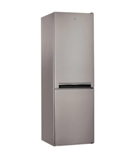 INDESIT | Refrigerator | LI9 S2E X | Energy efficiency class E | Free standing | Combi | Height 201.3 cm | Fridge net capacity 