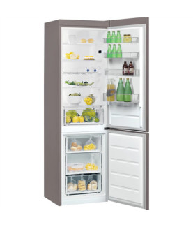 INDESIT | Refrigerator | LI9 S2E X | Energy efficiency class E | Free standing | Combi | Height 201.3 cm | Fridge net capacity 