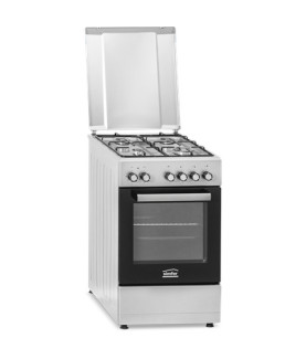 Simfer | Cooker | 5405SERGG | Hob type Gas | Oven type Electric | Stainless steel | Width 50 cm | Electronic ignition | Depth 6