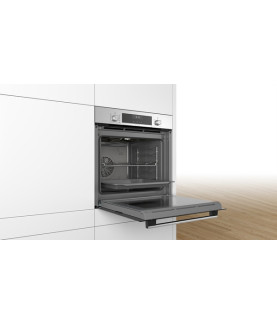 Bosch | Oven | HBA537BS0 | 71 L | Electric | EcoClean | Mechanical control | Height 59.5 cm | Width 59.4 cm | Stainless steel