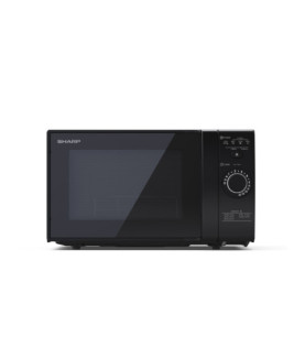 Sharp | Microwave Oven with Grill | YC-GG02E-B | Free standing | 700 W | Grill | Black