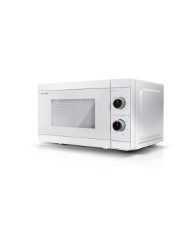 Sharp | Microwave Oven with Grill | YC-MG01E-C | Free standing | 800 W | Grill | White